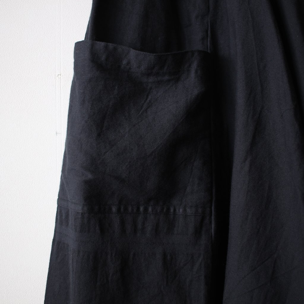 basic chotan skirt LONG #black