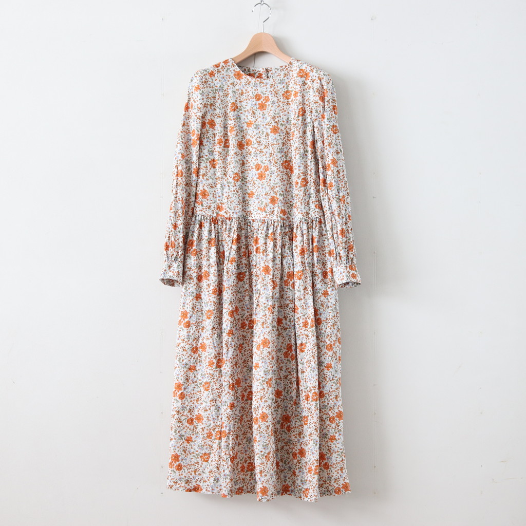 末摘花のGATHER ONE-PIECE DRESS #オレンジ [TLF-220-op009-j] – DOKODO