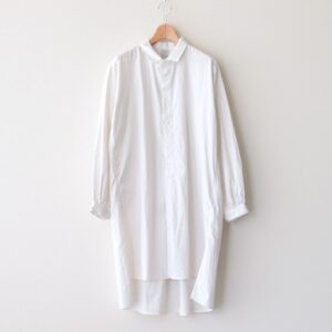 ORGANIC COTTON SHIRT - LONG #VINTAGE WHITE [SP1612-2]