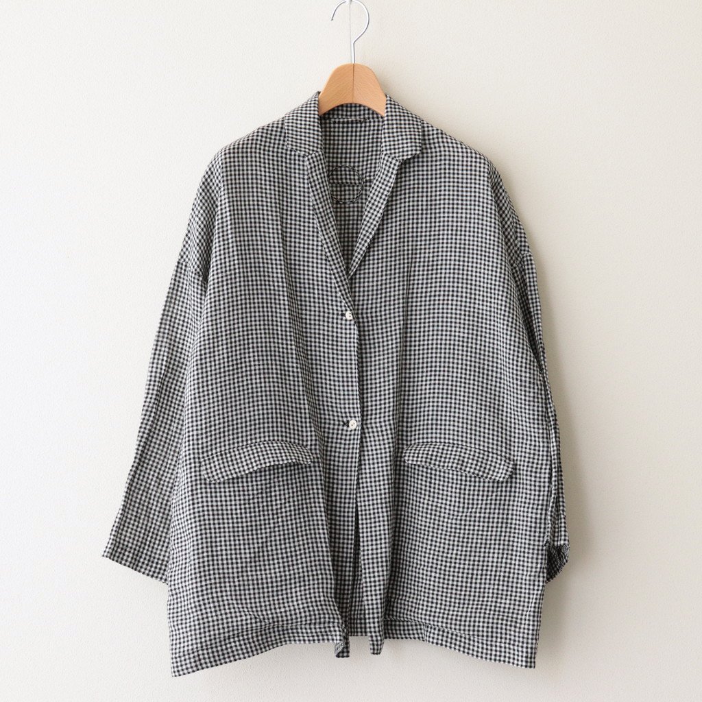 LEPERE LINEN JACKET #BKCK [A232231TJ598] – DOKODO